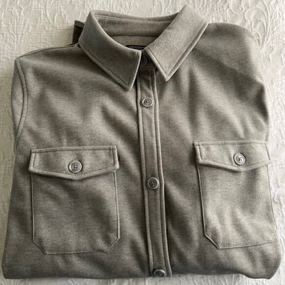 Gray PGD Shacket Size L - Picture 2 of 2